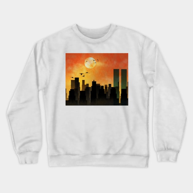 New York Silhouettes Crewneck Sweatshirt by rolffimages